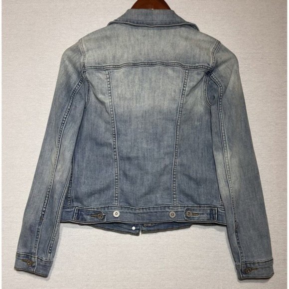 Signature by Levi Strauss Jean Jacket Women Sz Small Blue Light Wash Casual - Picture 11 of 13